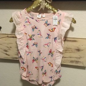 👱‍♀️Gap Pink Butterfly top XL- 12